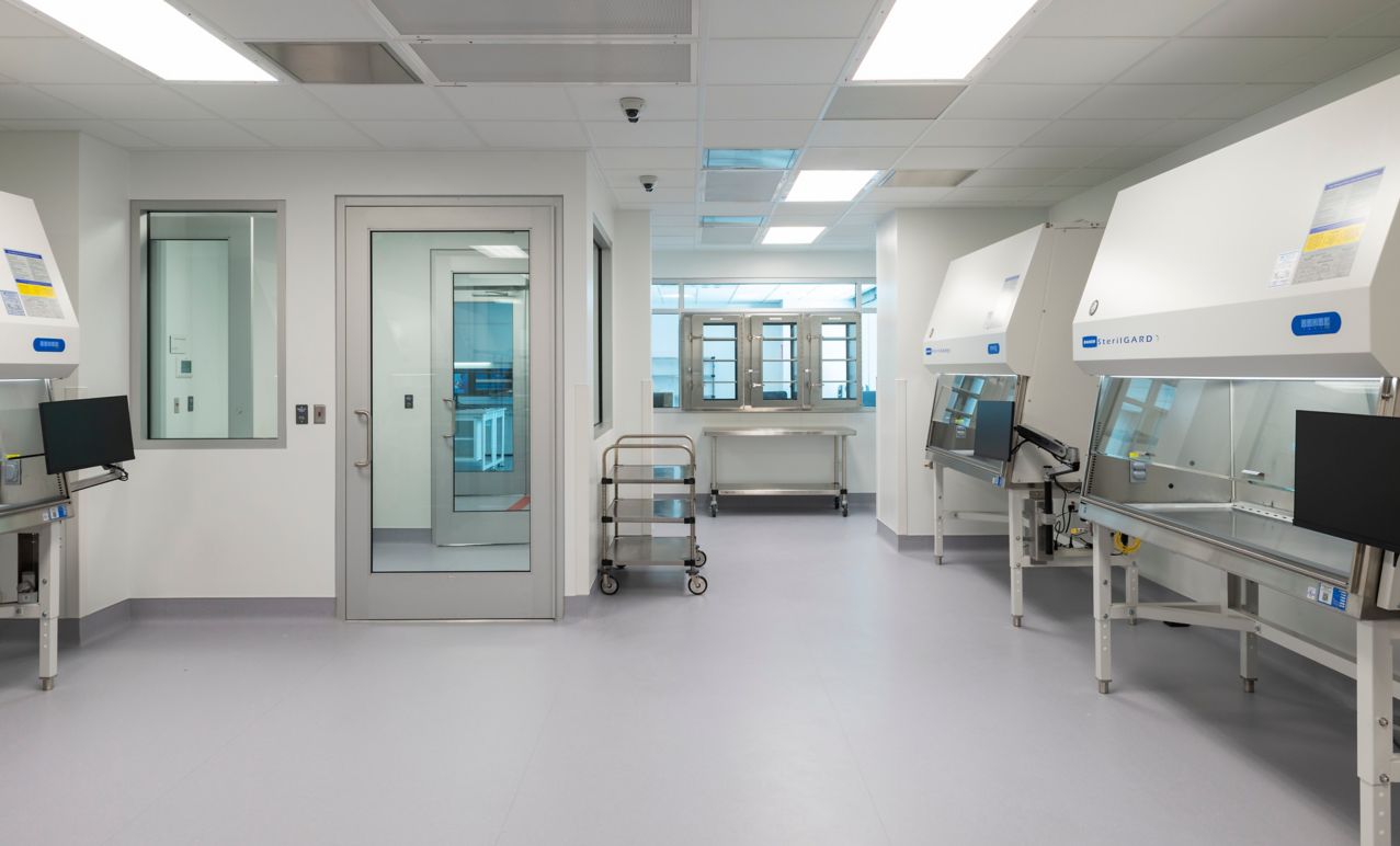 Laboratory with nora rubber