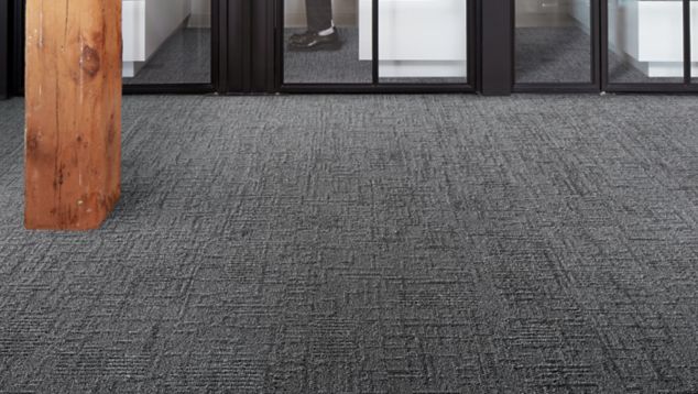 Interface Vintage Kimono carpet tile in office area with focus rooms