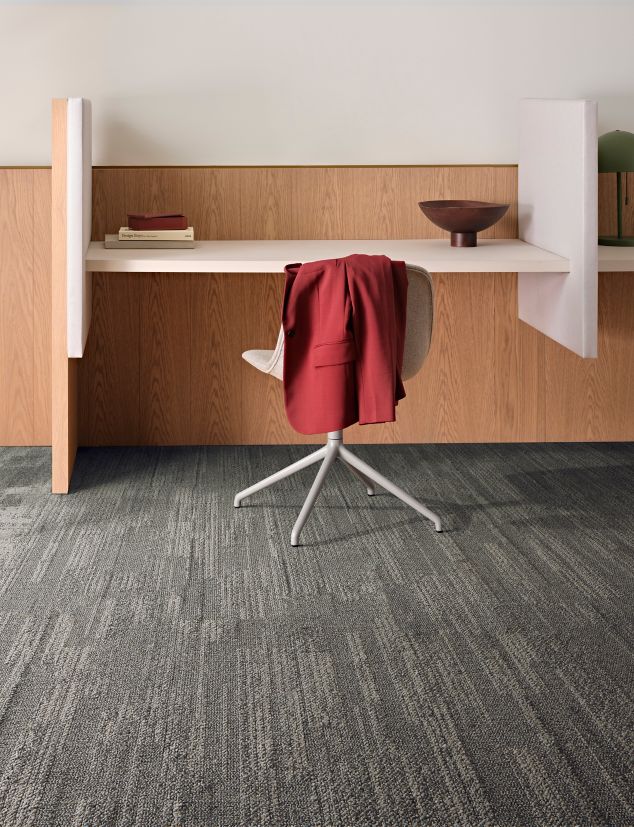 Interface Soft Measure and Tempo Trace plank carpet tile in workplace focus area