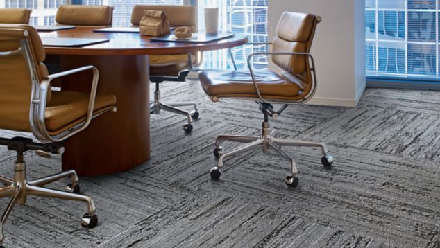Interface CE173 plank carpet tile in meeting area