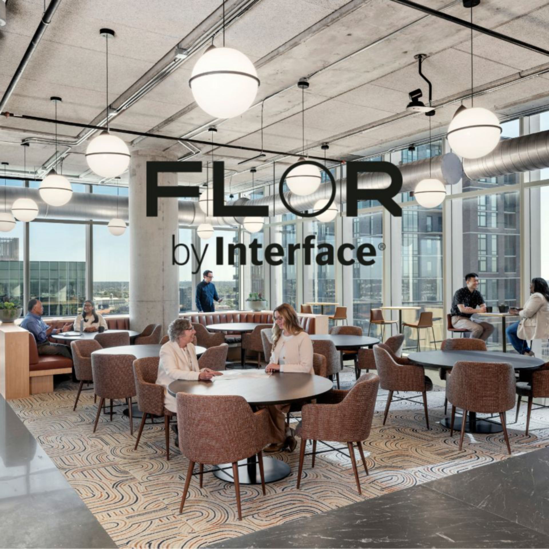 FLOR Leaps and Bounds in color Saddle with FLOR logo