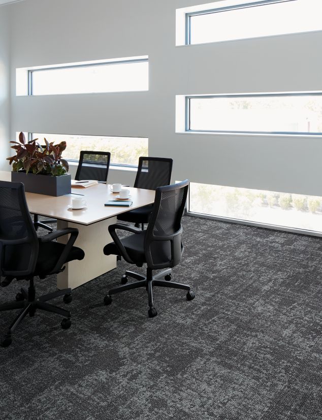 Interface Cloud Cover carpet tile in meeting room