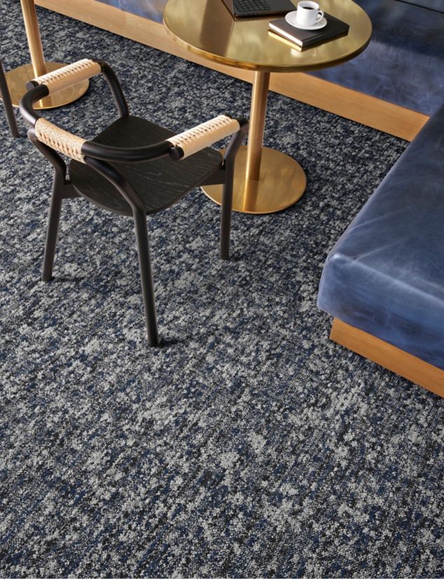 Interface Bound to Last carpet tile in seating area