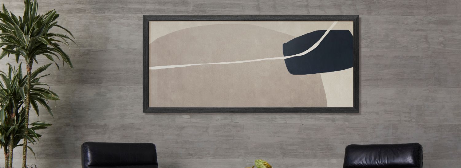 Interface Bound to Last and Thread Lightly carpet tile in seating area