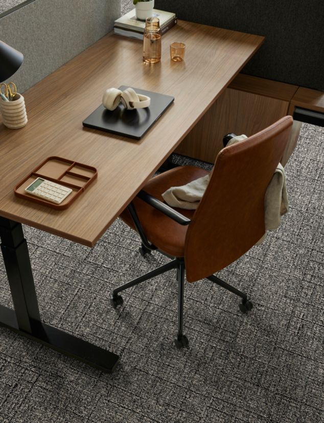 Interface EE712 plank carpet tile in private office