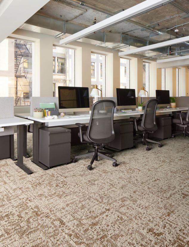 Interface In Motion carpet carpet tile in open office
