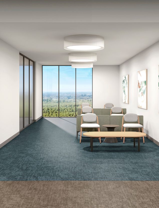 Interface Heirloom LVT in small waiting area