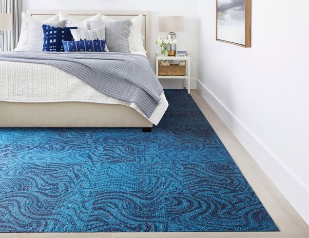 CARPET: Hydropolis, Cobalt, Non Directional LVT: Level Set, Sand Dune, Design By Tile