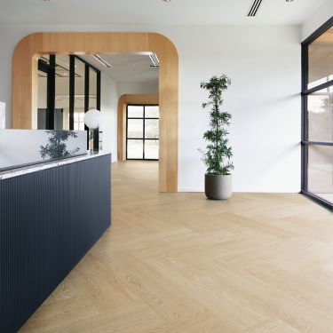 Interface Northern Grain LVT in Reception