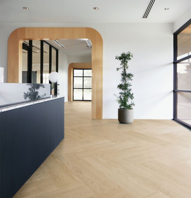 Interface Northern Grain LVT in Reception