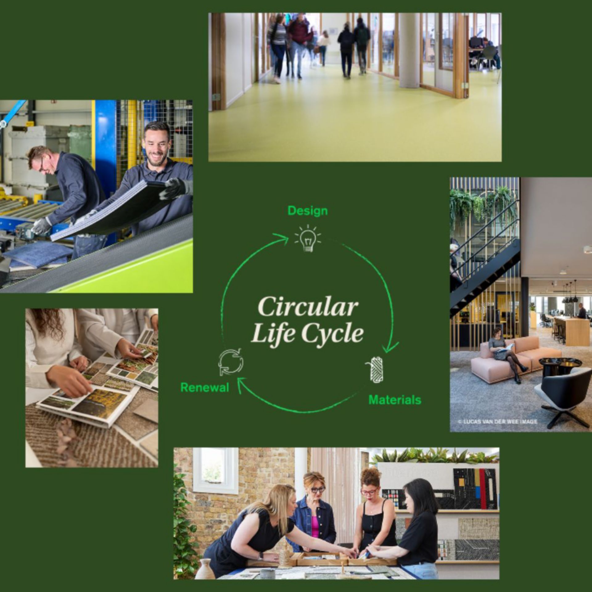 Interface Circular Life Cycle graphic