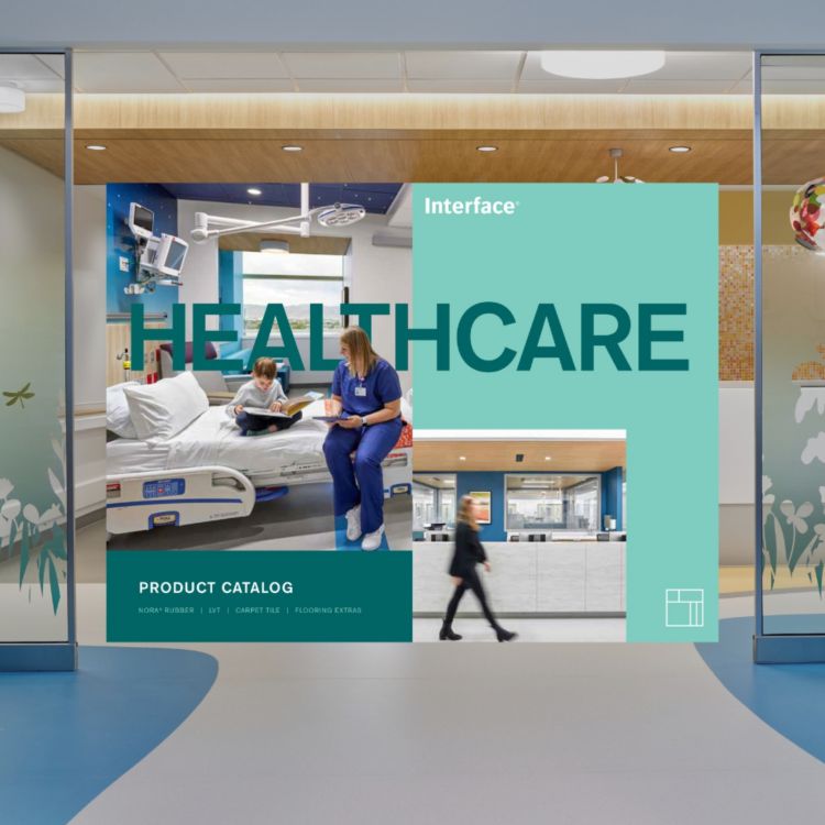 Healthcare brochure cover graphic