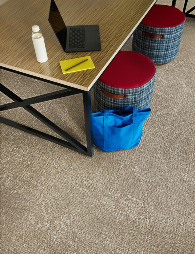 Interface Interpret carpet tile in work area