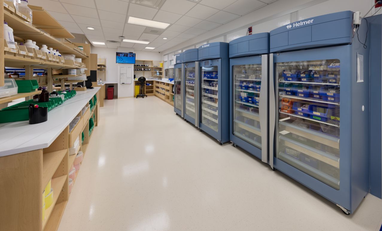 Pharmacy with noraplan environcare rubber flooring