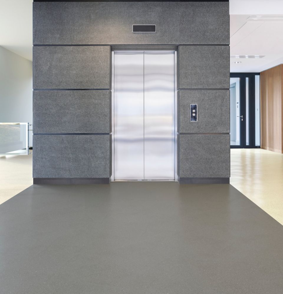 nora by Interface noraplan stone smooth rubber flurring in public space