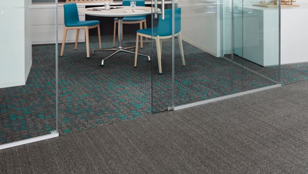 Interface Broome Street and Old Street carpet tile in office