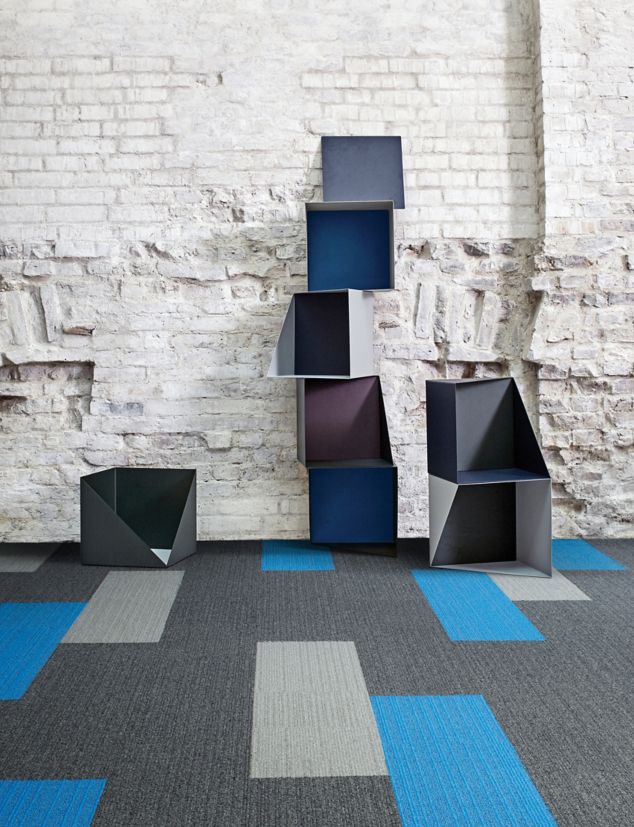 Interface On Line plank carpet tile