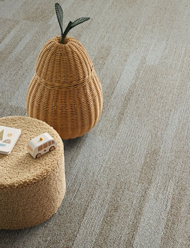 Interface Open Air 410 plank carpet tile in lobby