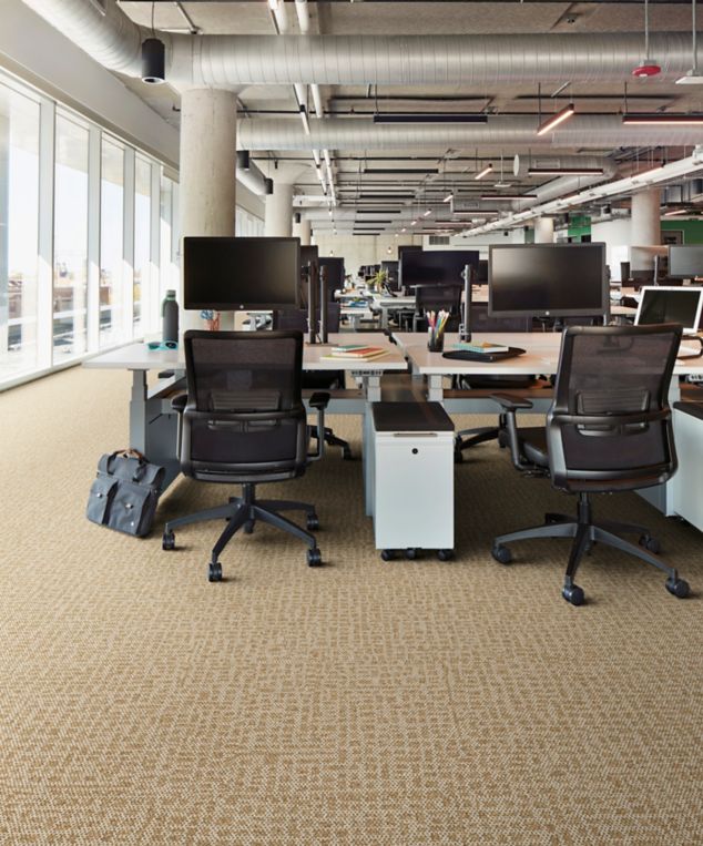 Interface Open Air 415 carpet tile in open office
