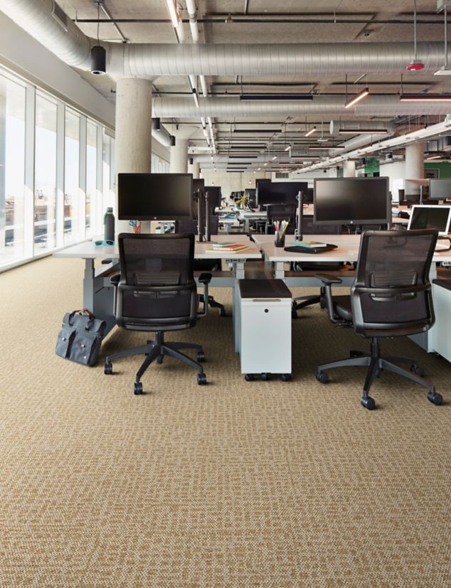 Interface Open Air 415 carpet tile in open office