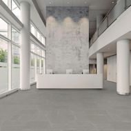 Interface Open Air 441 carpet tile in lobby/reception area