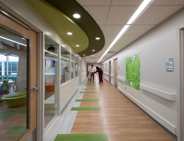 Hospital Corridor with Interface LVT
