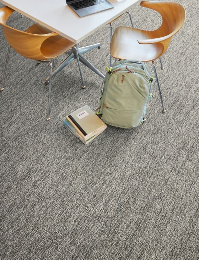 Interface Obligato plank carpet tile in higher education student lounge