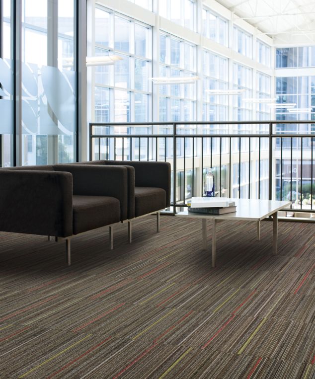 Interface Primary Stitch in seating area with books on table