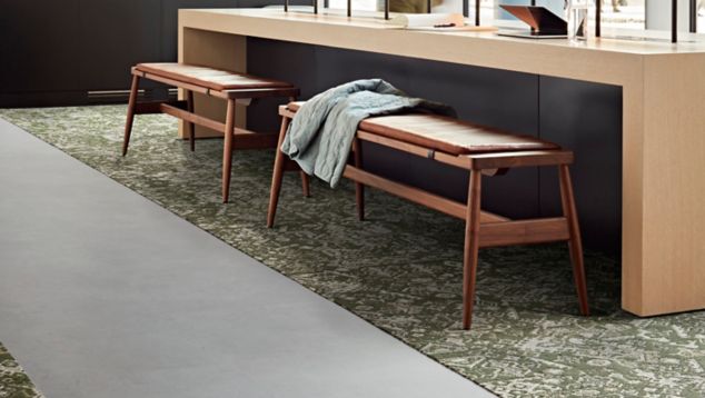 Interface Reeling carpet tile 