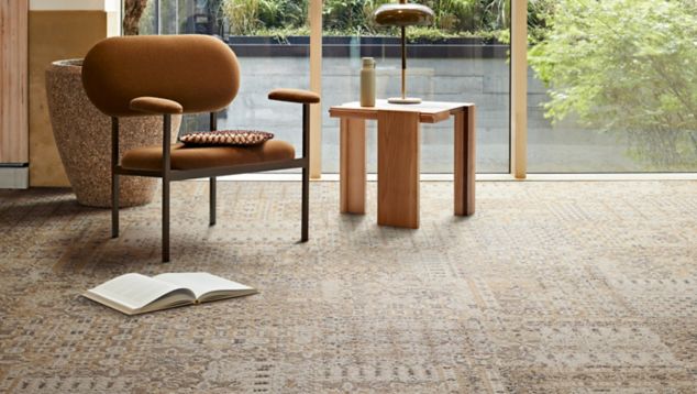 Interface Rekindled carpet tile 