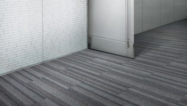 Interface SS217 carpet tile in education corridor