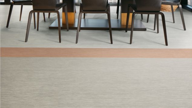 Interface Shantung LVT in meeting room