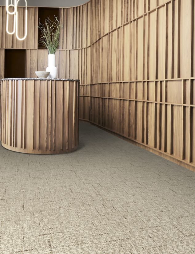 Interface Simple Does It carpet tile in reception area