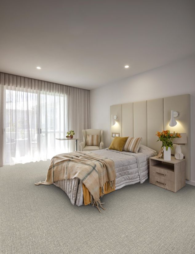Interface Third Space 301 carpet tile in senior living residence
