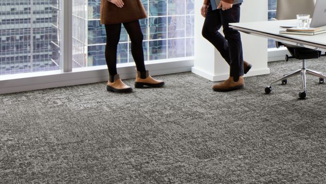 Interface Tokyo Texture carpet tile in meeting room 