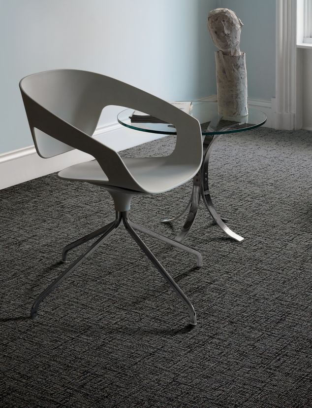 Interface UR303 carpet tile in seating area 