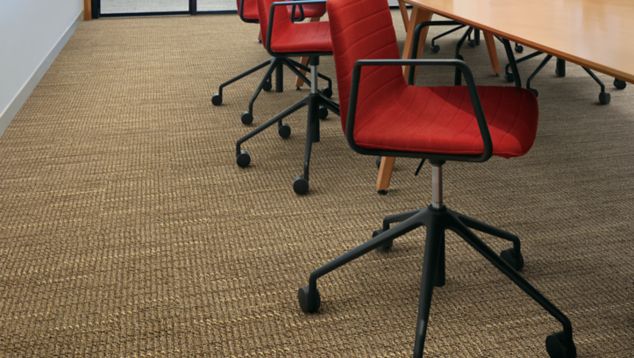 Interface WG100 carpet tile in meeting room