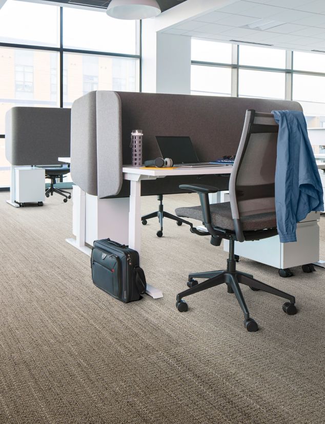 Interface WG100 and WG200 carpet tile in open office area
