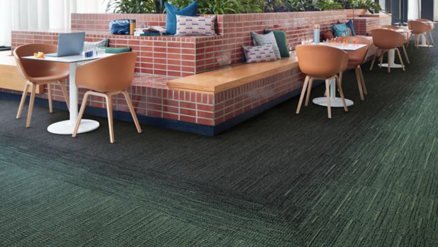 Interface WG100 and WG200 carpet tile in public space