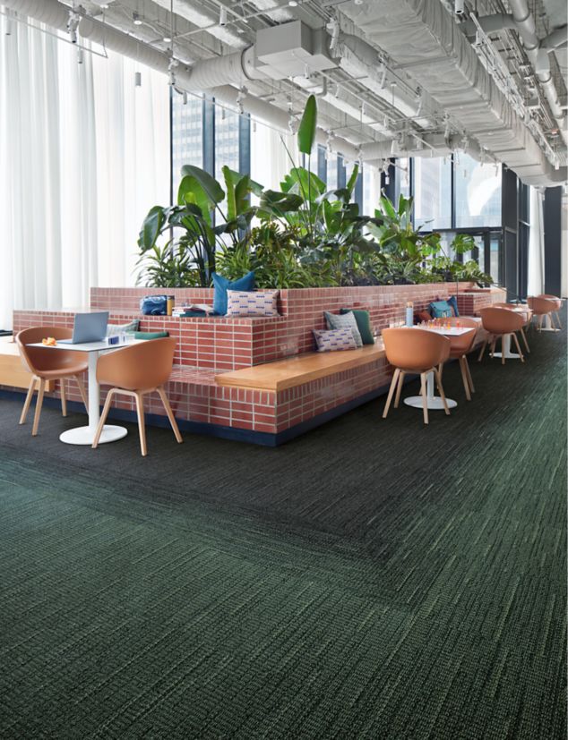 Interface WG100 and WG200 carpet tile in public space