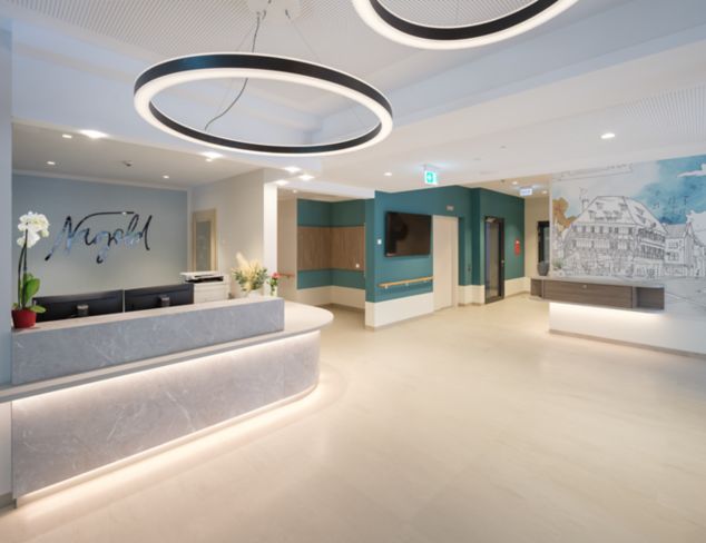 Hospital Corridor with norament castello